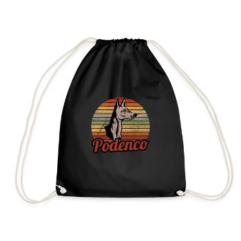 Podenco vintage by The Manzanita´s - Turnbeutel - Schwarz - Vorne