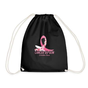 Cancer Du Sein Octobre Rose Cadeau Humour - Sac de sport léger - noir - Devant