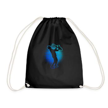 Saxophoniste Sax Herren Jungen Saxophone - Sac de sport léger - noir - Devant