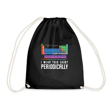 Chimiste chimie Molécule chimique Laboratoire Cadeau - Sac de sport léger - noir - Devant
