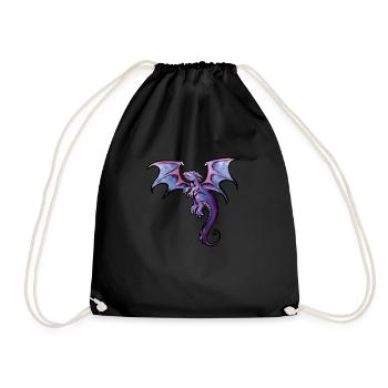 dragon - Sac de sport léger - noir - Devant
