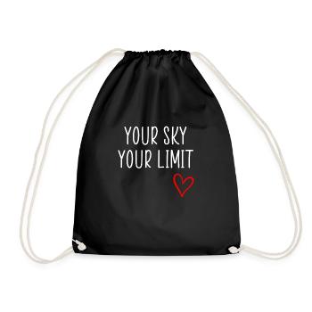 votre citation sky cool - Sac de sport léger - noir - Devant