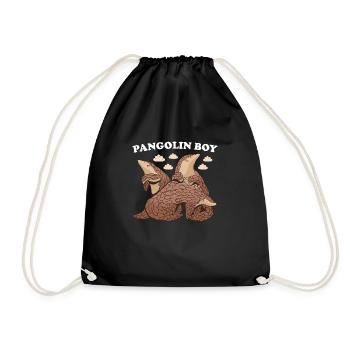 Pangolin Garçon - Sac de sport léger - noir - Devant
