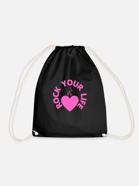 ROCK YOUR LIFE - Turnbeutel - Schwarz