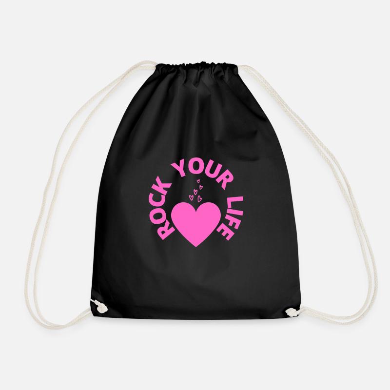 ROCK YOUR LIFE - Turnbeutel - Schwarz