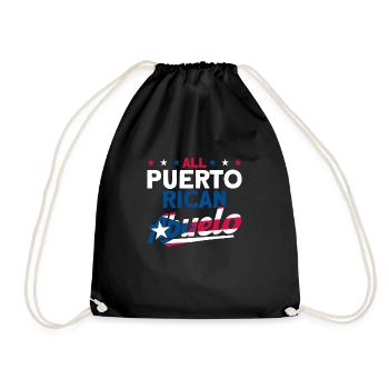 Tous les Portoricains Abuelo Porto Rico - Sac de sport léger - noir - Devant