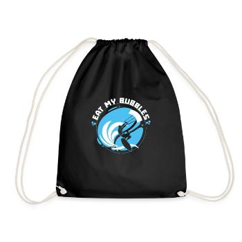Kitesurf Kiteboard Kite Kite Kiten - Sac de sport léger - noir - Devant