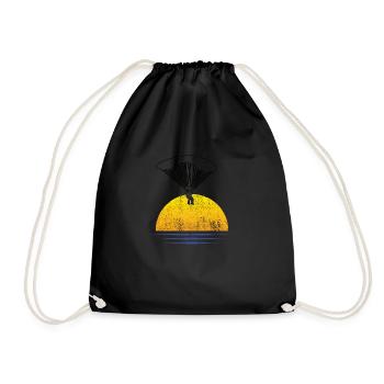 Parapente Paragleiter Gleitschirmfliegen - Sac de sport léger - noir - Devant