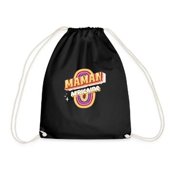 Maman Africaine - Sac de sport léger - noir - Devant