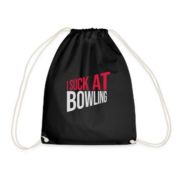 Je suis nul au bowling - Sac de sport léger - noir - Devant
