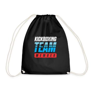 Kickboxing Team - Drawstring Bag - black - Front