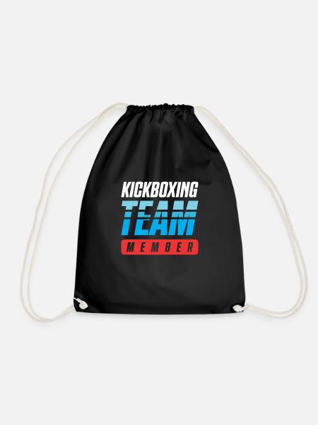 Kickboxing Team - Turnbeutel - Schwarz