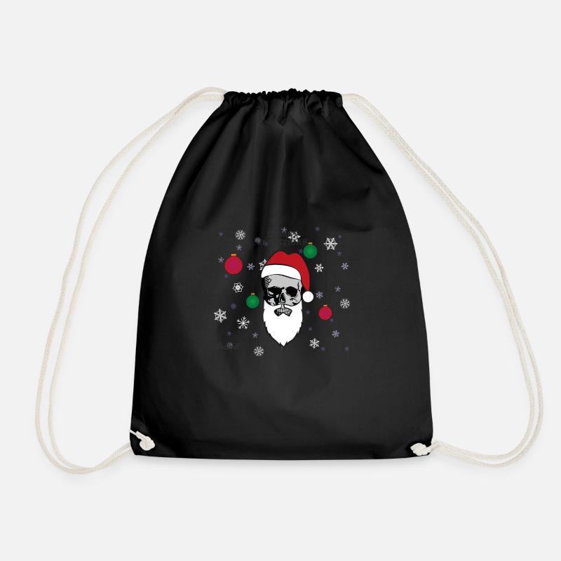 skullhall Merry Christmas - Turnbeutel - Schwarz