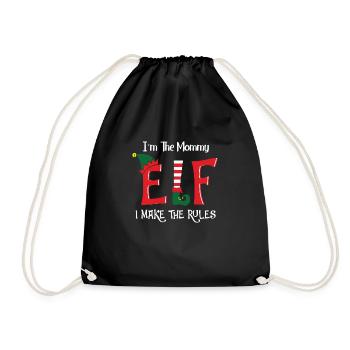 Je suis la maman elfe - Sac de sport léger - noir - Devant