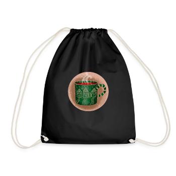 Coupe de Noël - Sac de sport léger - noir - Devant