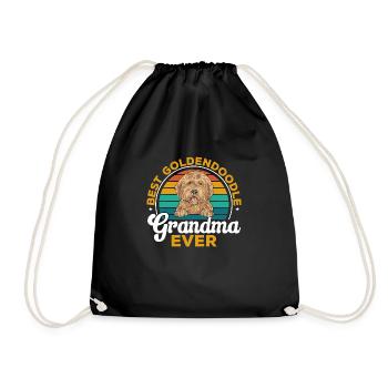 Goldendoodle Doodle Chien - Sac de sport léger - noir - Devant