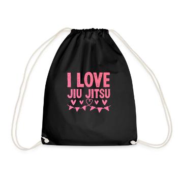 J’adore le Jiu Jitsu - Sac de sport léger - noir - Devant