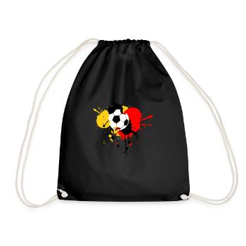 Fußball Soccer - Drawstring Bag - black - Front