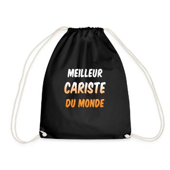 CARISTE CARISTES HUMOUR BLAGUE DRÖLE MEILLEUR - Sac de sport léger - noir - Devant