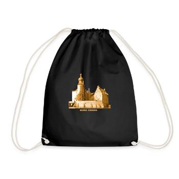 Gemen Burg Borken North Rhine-Westphalia - Drawstring Bag - black - Front