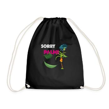 Sorry Palmi - Wild Shirt - Turnbeutel - Schwarz - Vorne