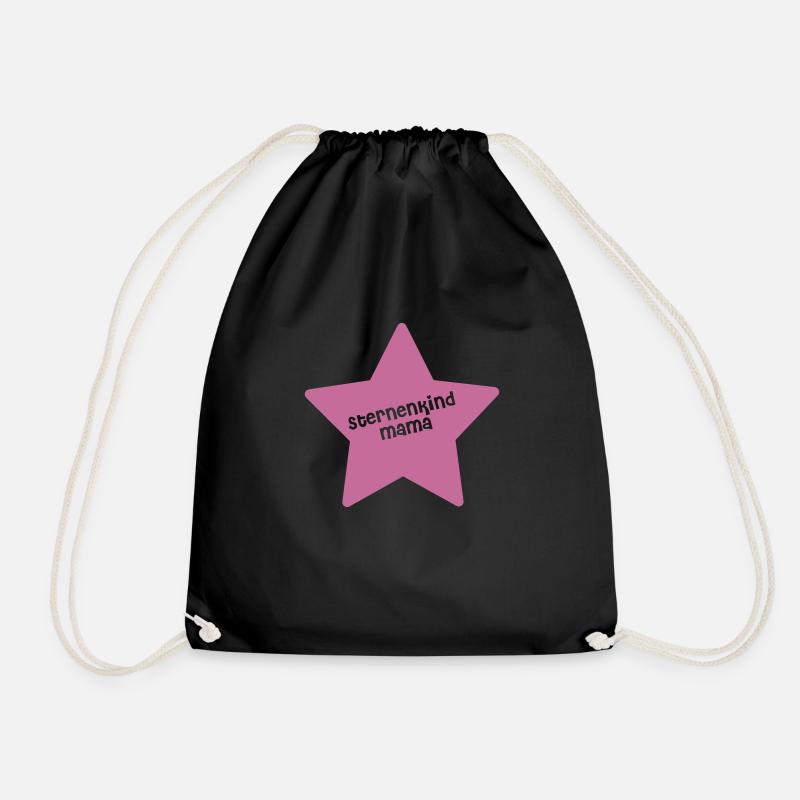 Sternenkind Mama Pink - Turnbeutel - Schwarz