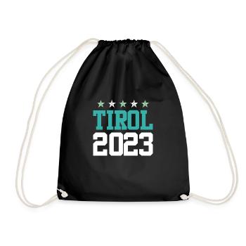 Tyrol 2023 - Drawstring Bag - black - Front