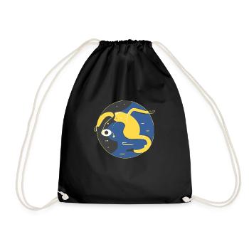 An unreal world apart - Drawstring Bag - black - Front