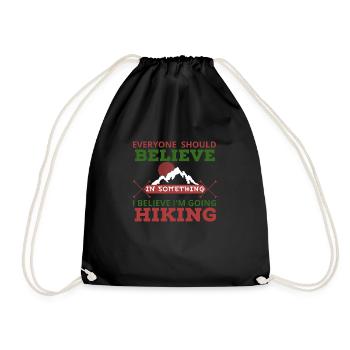 Hiking - Turnbeutel - Schwarz - Vorne