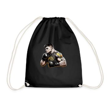 MMA - Turnbeutel - Schwarz - Vorne
