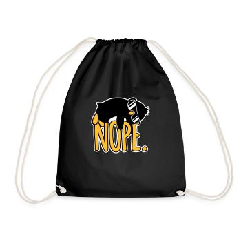 Non. Penguin Citation Funny Lazy Sunglasses Cool - Sac de sport léger - noir - Devant