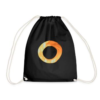 O - Aquarelle - Sac de sport léger - noir - Devant