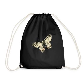 vintage papillon - Sac de sport léger - noir - Devant