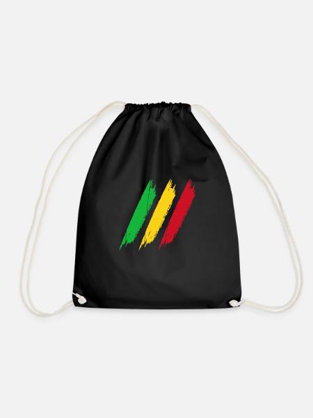 MALI TEAM - Drawstring Bag - black