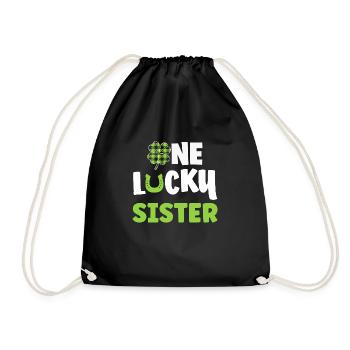 Great gift st patrick's day auntie - Sac de sport léger - noir - Devant
