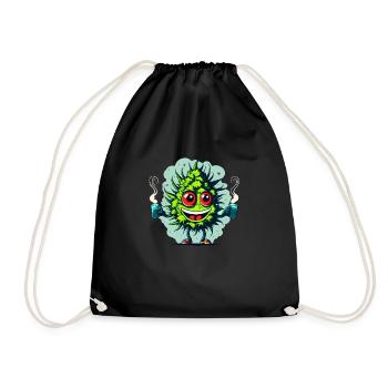 420 - Good Morning - Drawstring Bag - black - Front