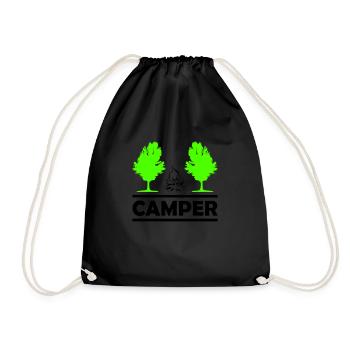 campeur - Sac de sport léger - noir - Devant