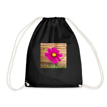Cosmos Caudatus - Drawstring Bag - black - Front