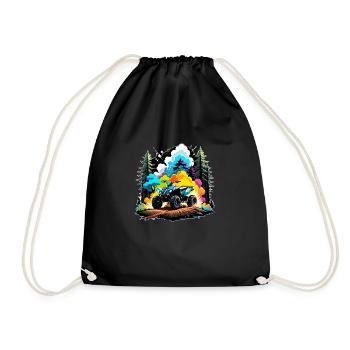 quad et tout terrain - Sac de sport léger - noir - Devant