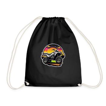 quad et tout terrain - Sac de sport léger - noir - Devant