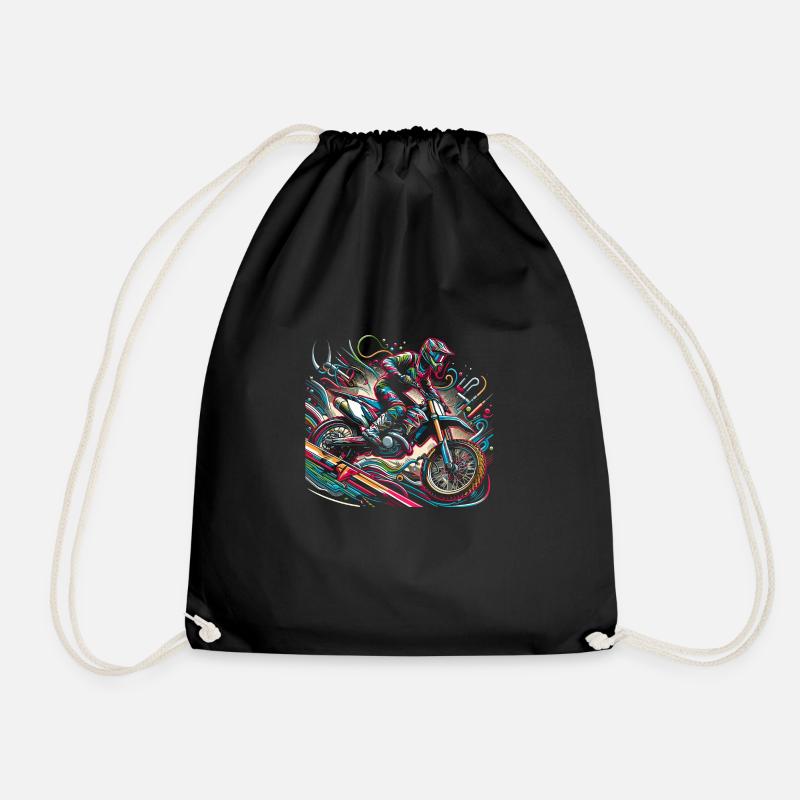 Motocross - Sac de sport léger - noir