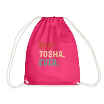 Nom de Tosha - Sac de sport léger - fuchsia - Devant