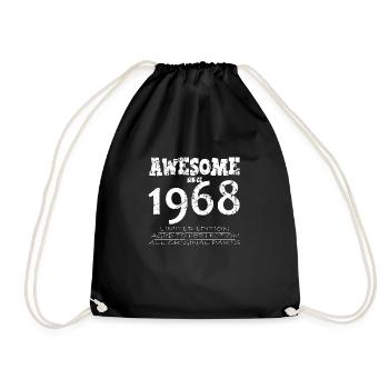 1968 - Legendary 56th Anniversary - Drawstring Bag - black - Front