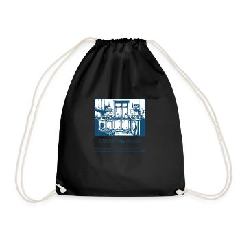 Illustration pue la cuisine - Sac de sport léger - noir - Devant