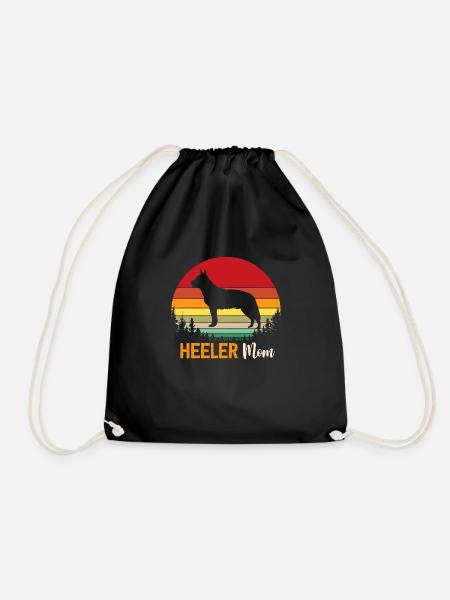 Heeler Mama Mutter Haustier Vieh Hund Besitzer - Turnbeutel - Schwarz