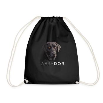 Labrador - Sac de sport léger - noir - Devant