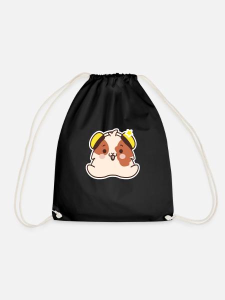 Anime Hamster - Turnbeutel - Schwarz