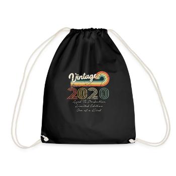 2020 Vintage Klassiker 2020 - Turnbeutel - Schwarz - Vorne