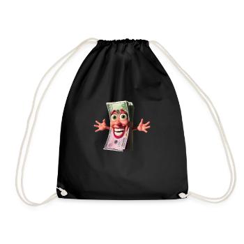 Money Talks - Drawstring Bag - black - Front