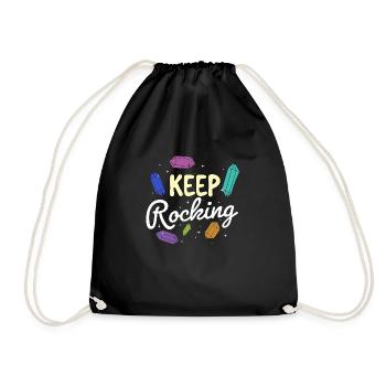Continuez à vous balancer - Geode Hunter Geology Rockhunting - Sac de sport léger - noir - Devant